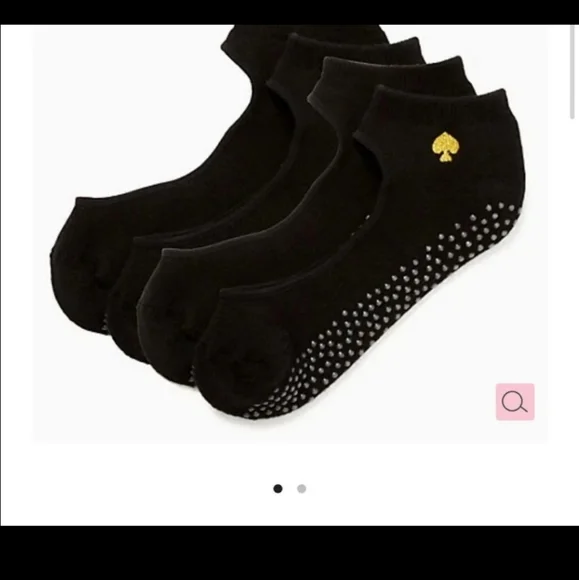 NWT Kate Spade 2 Pair Pack Barre Socks - Picture 2 of 6